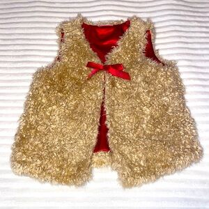 Hanna Andersson fuzzy fur vest